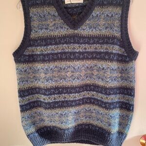 Men's Soft merino wool vest S